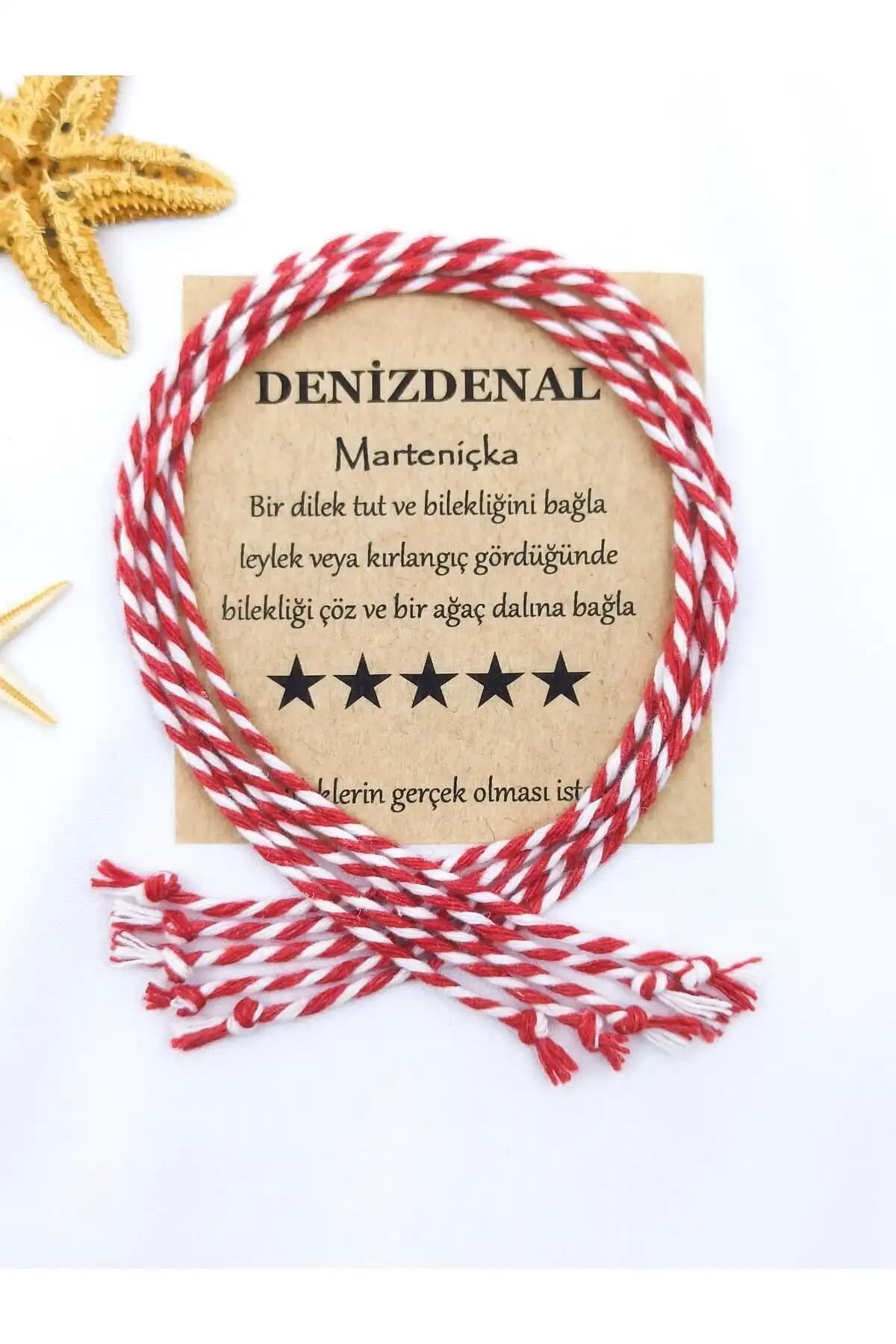 Denizdenal Marteniçka Temalı Renkli Bileklikler Günlük ve Özel Hediye Seçeneği