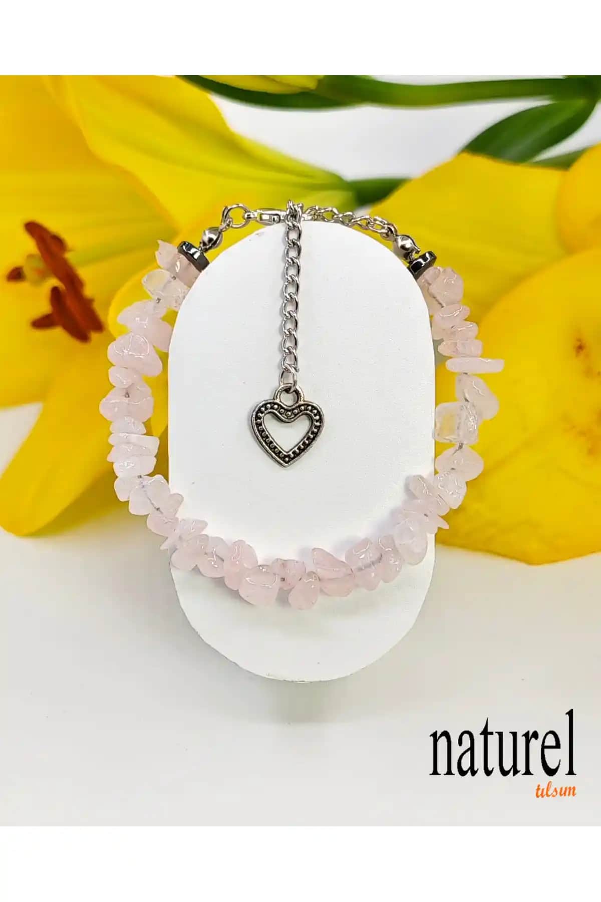 Doğal Taşlarla Şıklık ve Enerji Dengeleyen Pembe Kuvars Bileklik Özellikleri