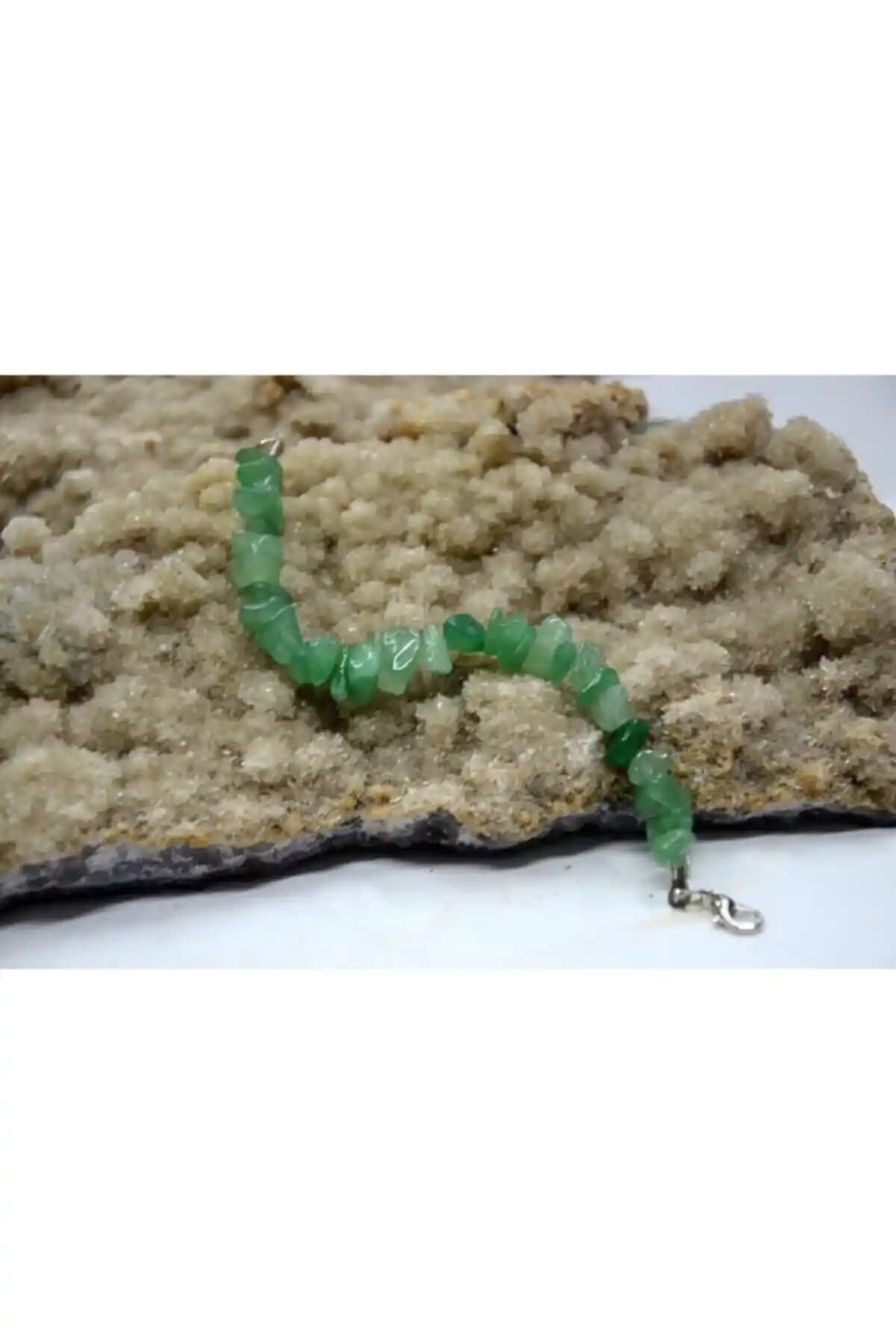 El İşçiliği Aventurin Doğaltaş Bileklik - Şık ve Doğal Takı Seçeneği