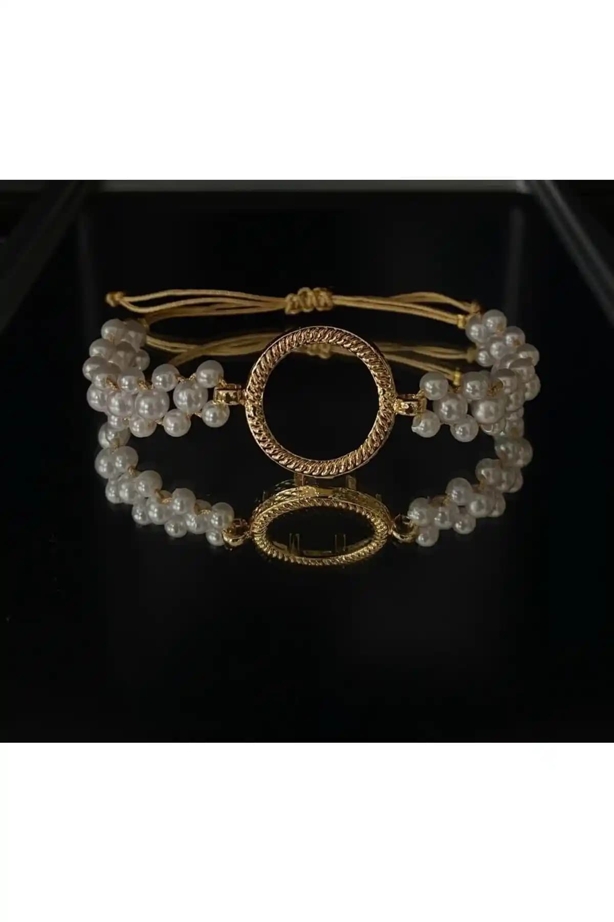 Fanjew Çeyrek Altın Uyumlu Incili Bileklik: Şık ve Anlamlı Takı Seçenekleri