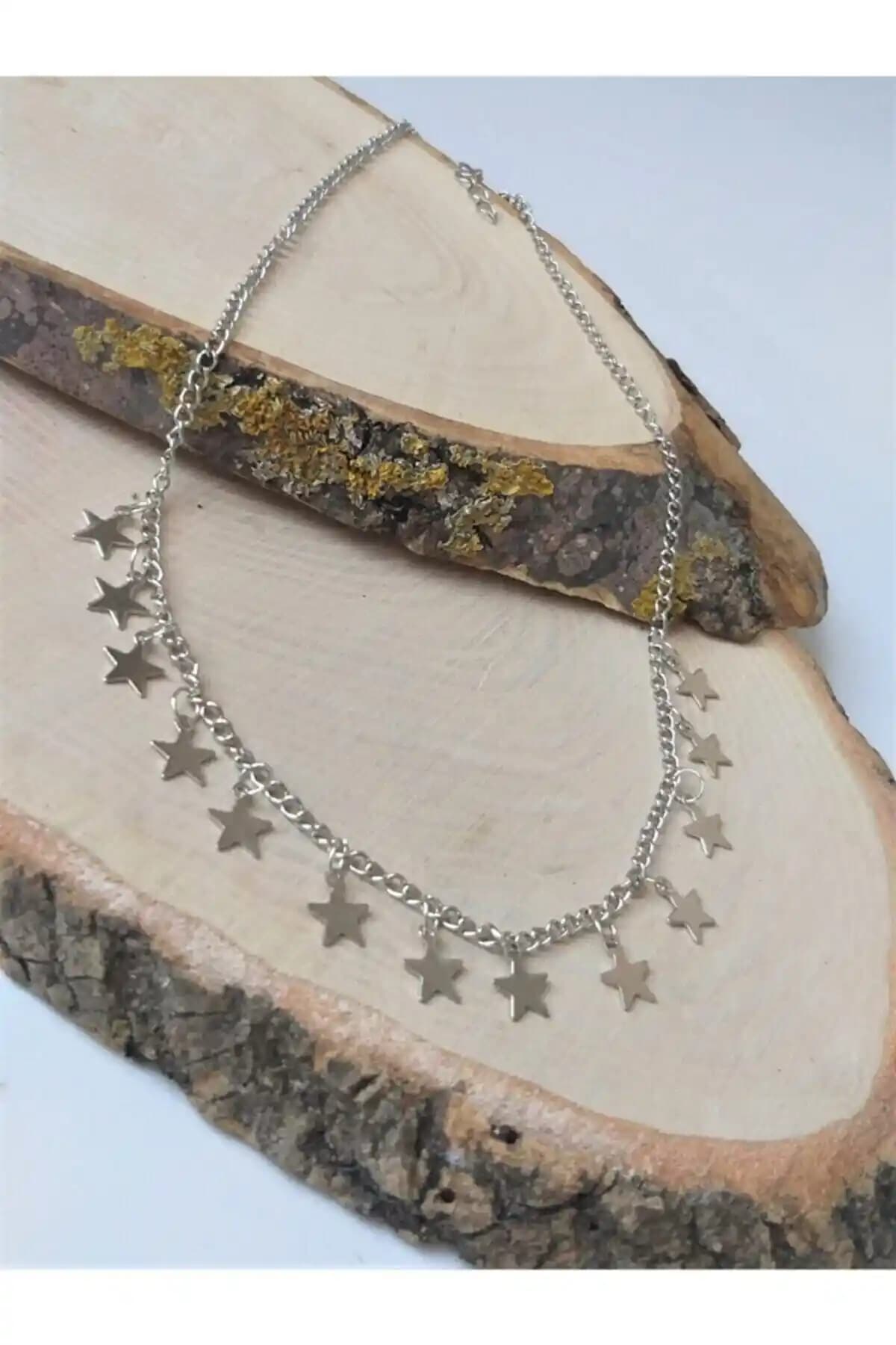 Fullcontrol Gümüş Çoklu Yıl<dı>z Kolye - Zarif ve Şık Takı Tasarımı