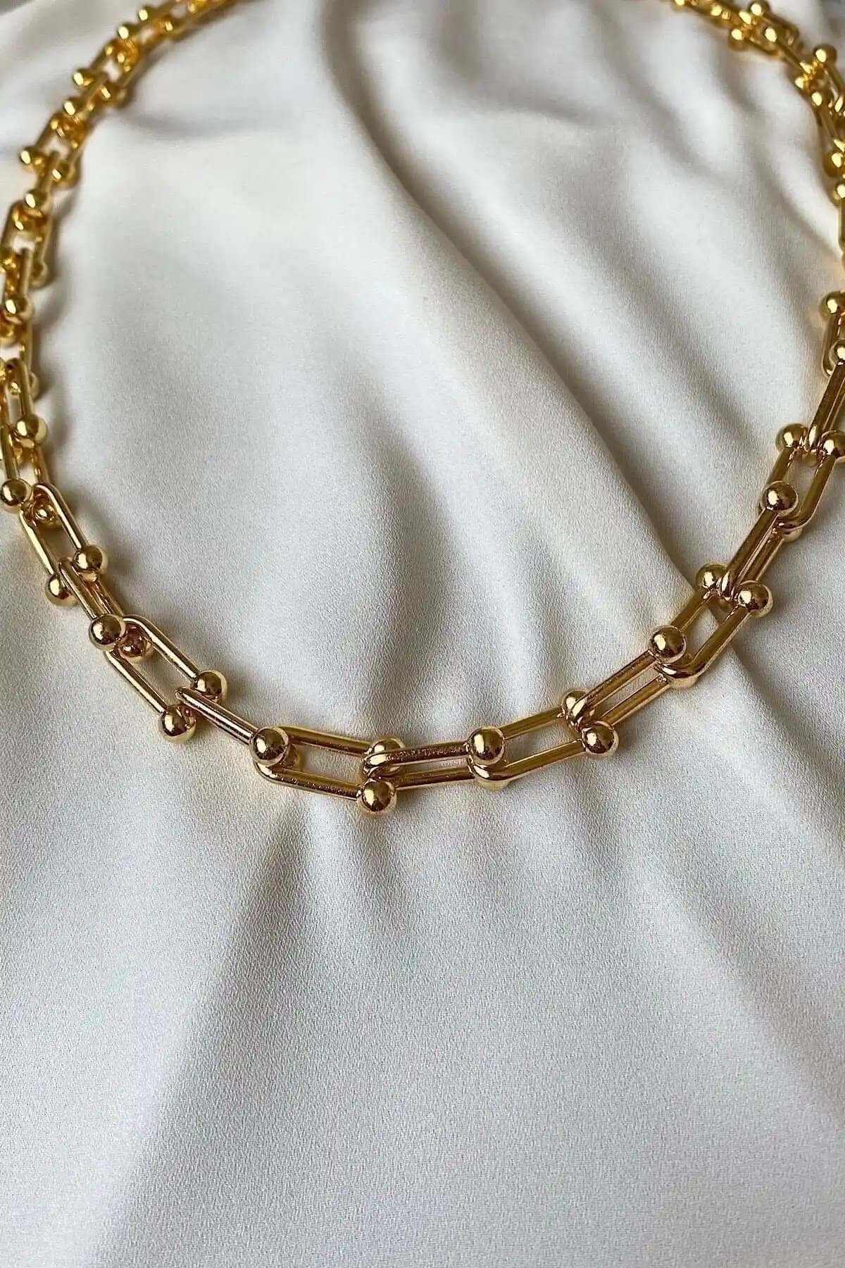 Gaila Design Altın Kaplama Tiffany Blanca Kolye Günlük Şıklık ve Dayanıklılık İçin İdeal