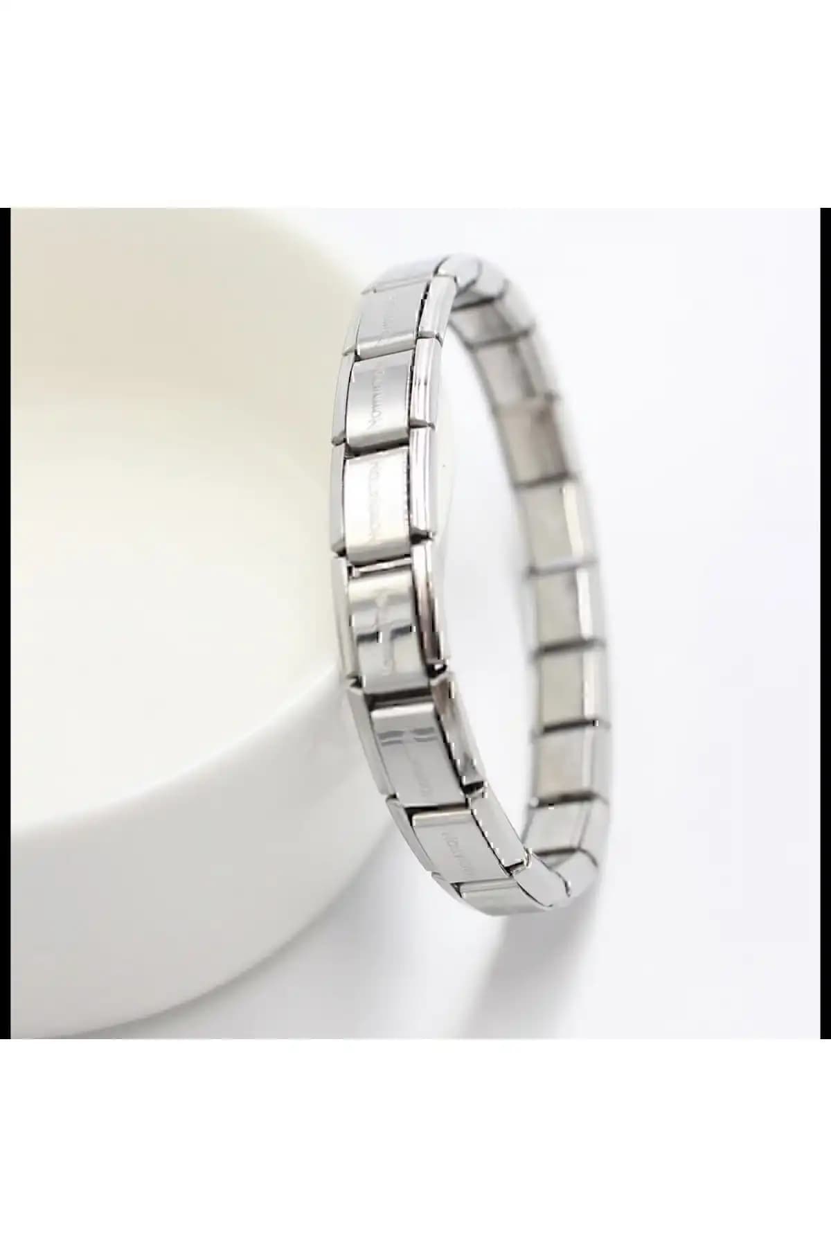 Genel Markalar 18 Cm Italian Charm Gümüş Bileklik Şıklık ve Dayanıklılık Sunar