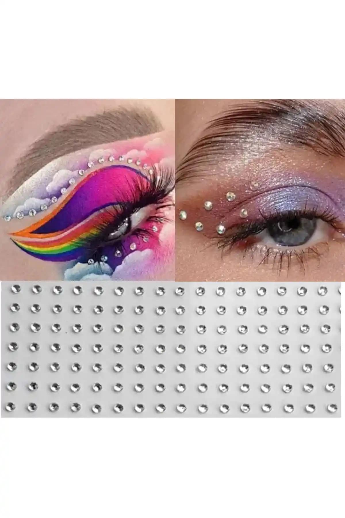 HİLL Kendinden Yapışkanlı Yüz Stickerleri ve Hızma Seti Estetik ve Pratik Kullanım İçin