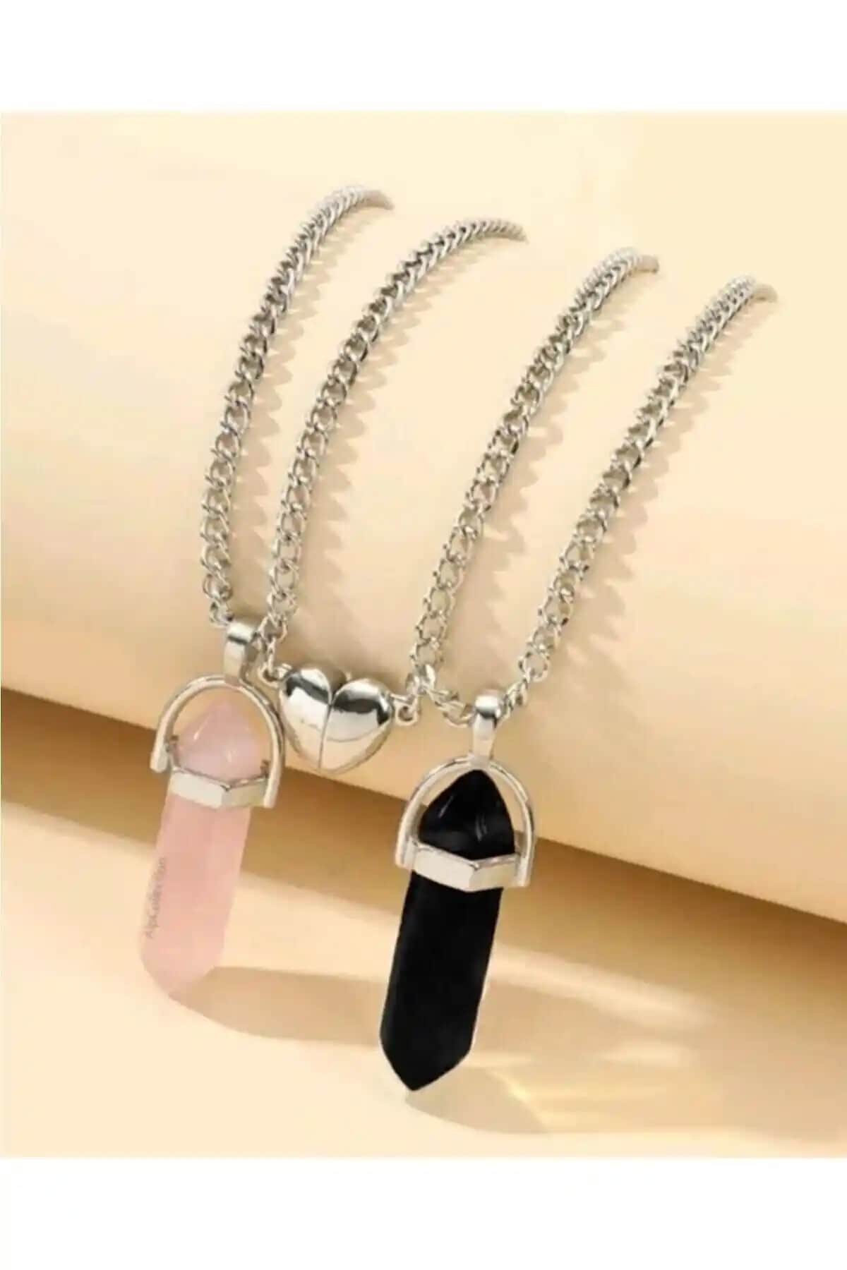 İkili Mıknatıslı Doğal Taş Oniks Çift Sevgili Zincirli Kolye Özellikleri ve Kullanım İpuçları