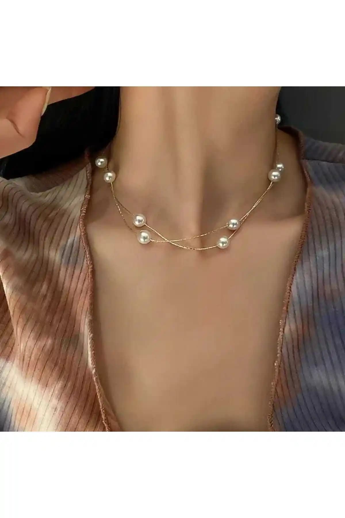 İpar Takı Modern Altın Kaplama Zincir ve İnci Detaylı Kolye Özellikleri ve Kullanım İpuçları