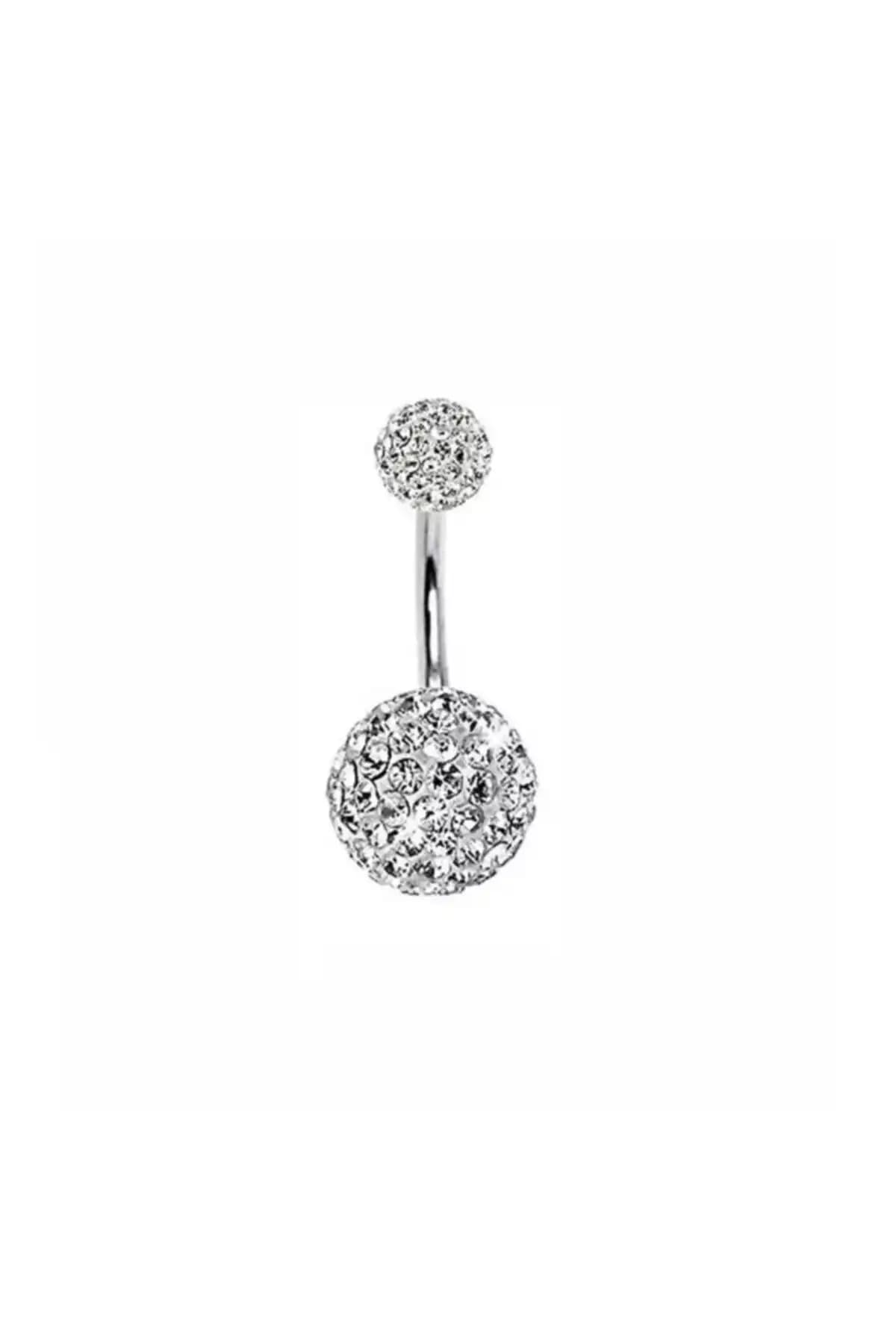 Jaida Moda Kristal Taşlı Çelik Göbek Piercing: Şıklık ve Dayanıklılık Sunan Kadın Takı Seçeneği