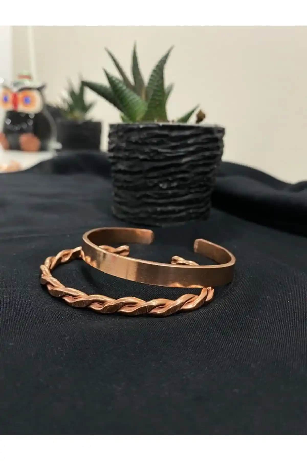 KAVELE 2'li Set ve KEHRİBAREVİ EREĞLİ Saf Bakır Bileklik Karşılaştırması
