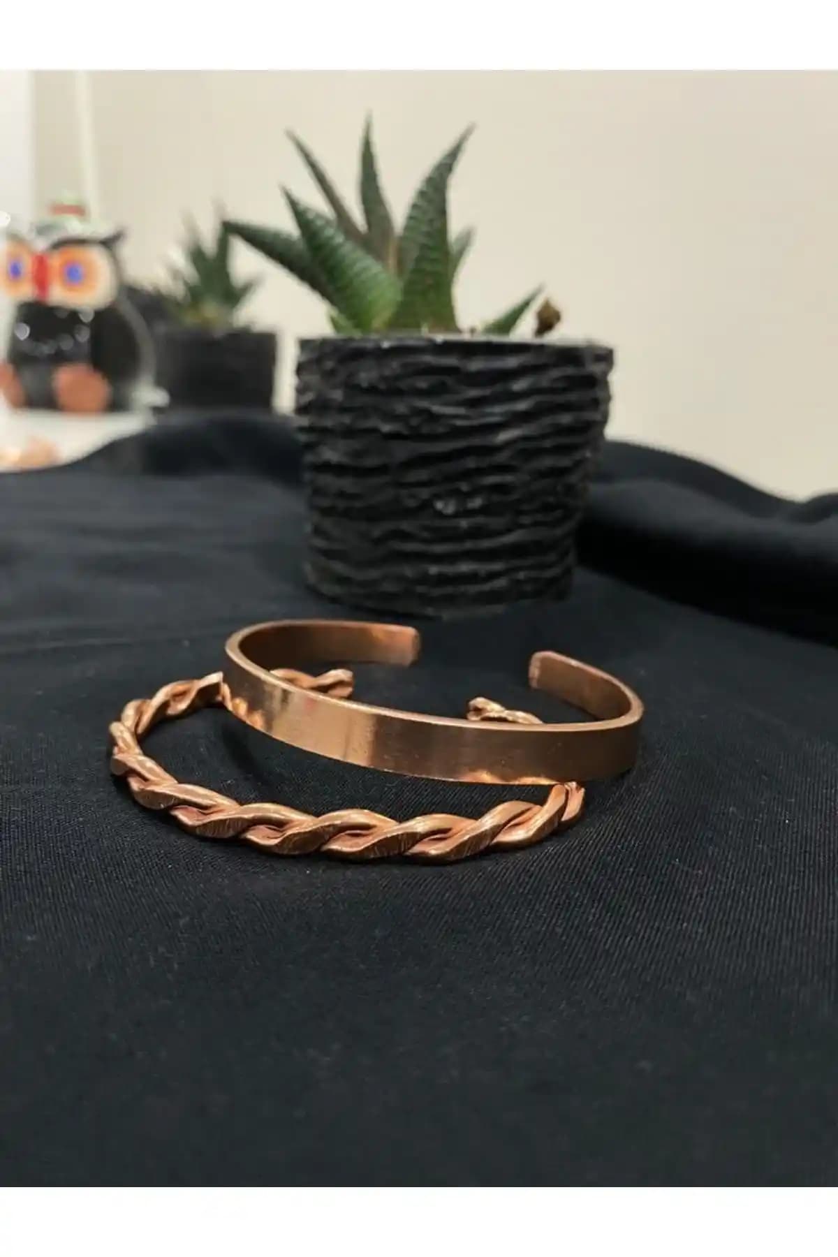 KAVELE 2'li Set ve KEHRİBAREVİ EREĞLİ Saf Bakır Bileklik Karşılaştırması
