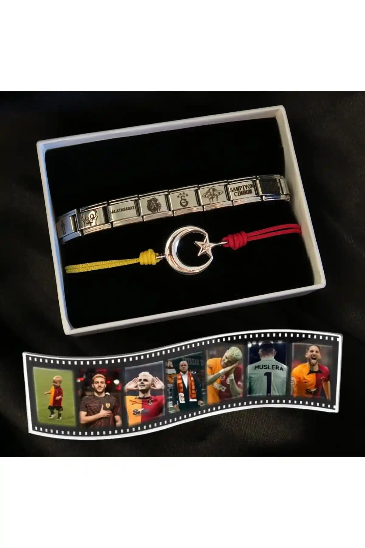 Nokt SARI KIRMIZI TAKIM ŞAMPİYON BİLEKLİĞİ: Şıklık ve Dayanıklılığı Bir Arada Sunan Modern Aksesuar