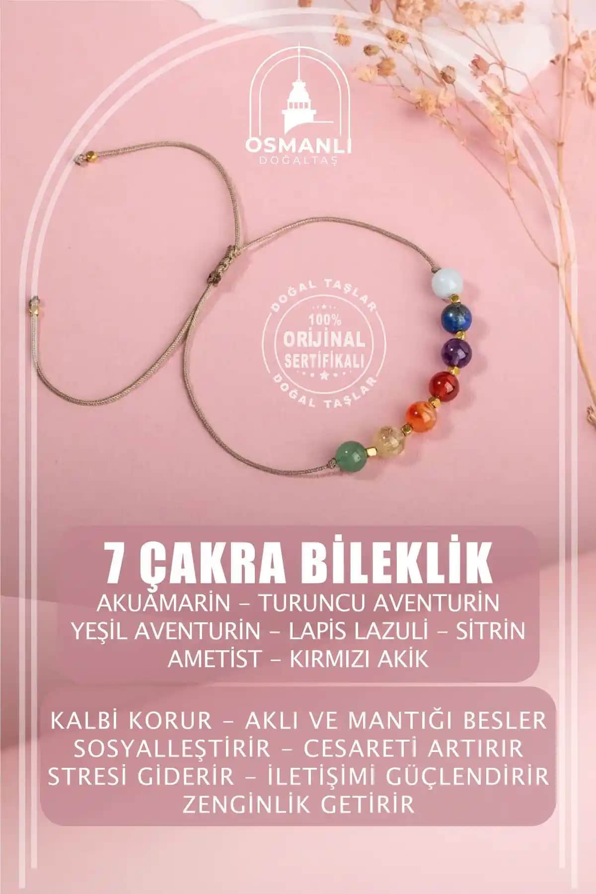 Osmanlı Doğal Taş Çakra Bileklikleri Karşılaştırması ve Faydaları