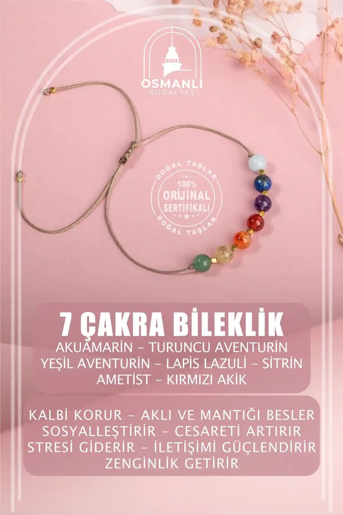 Osmanlı Doğal Taş Çakra Bileklikleri Karşılaştırması ve Faydaları