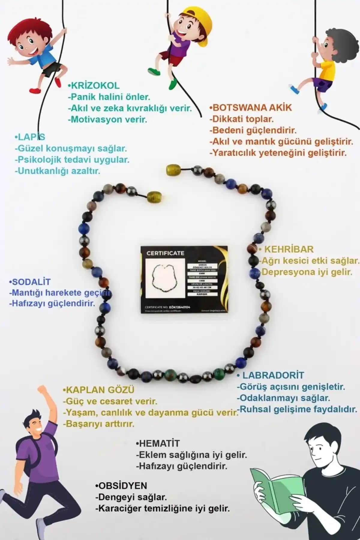 Osmanlı Doğal Taş Öğrenci Kolyesi Karşılaştırması ve Seçim Rehberi