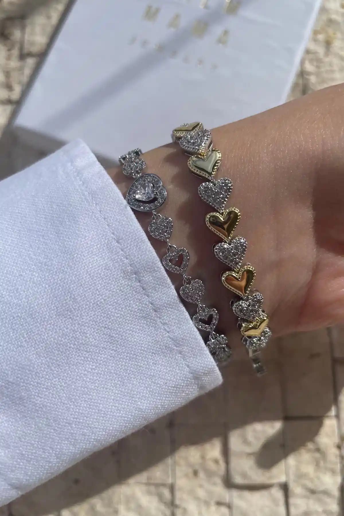 Palmmama Trend Minimal Kalp Altın Gümüş Zirkon Taşlı Bileklik Rehberi