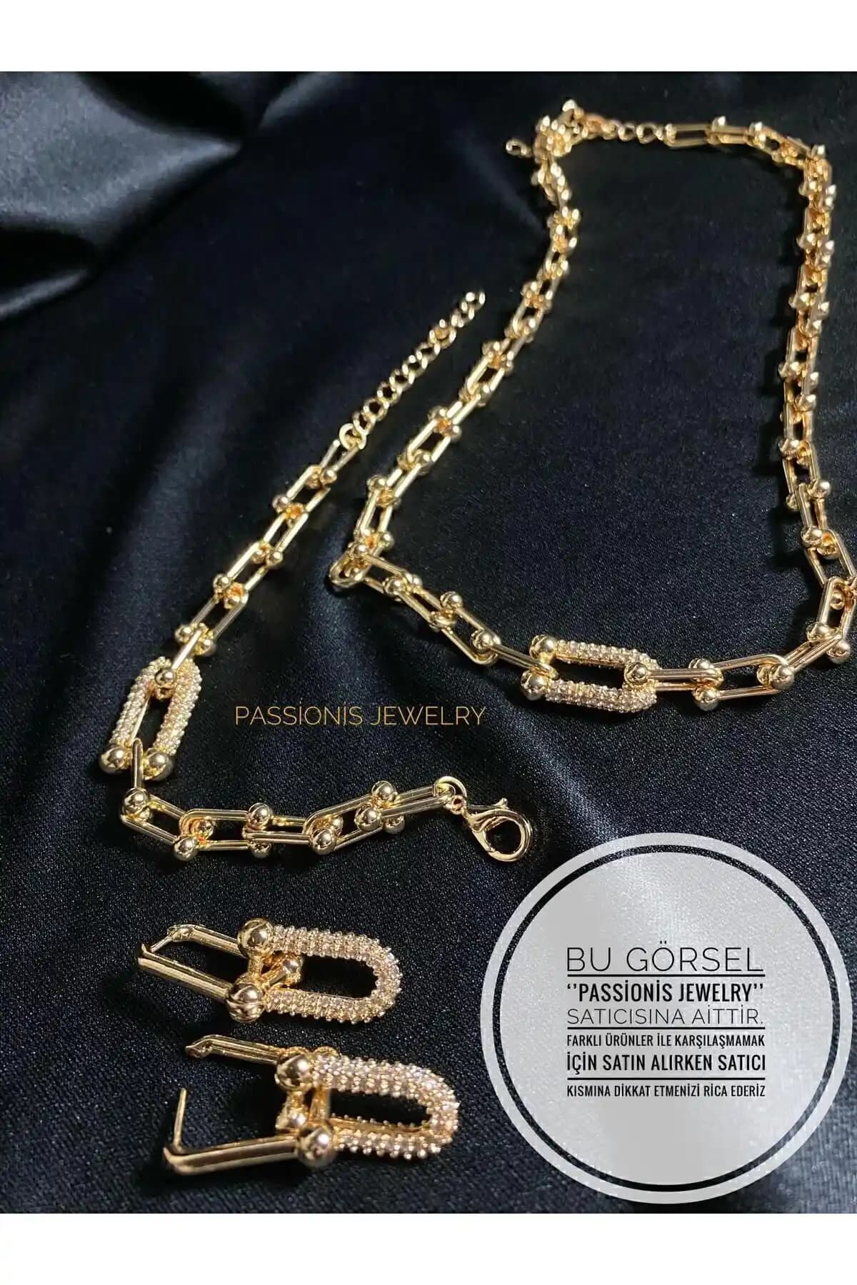 Passionis Jewelry Altın Takım: Zarif ve Modern Üçlü Takı Seti Özellikleri ve Fiyat Bilgileri