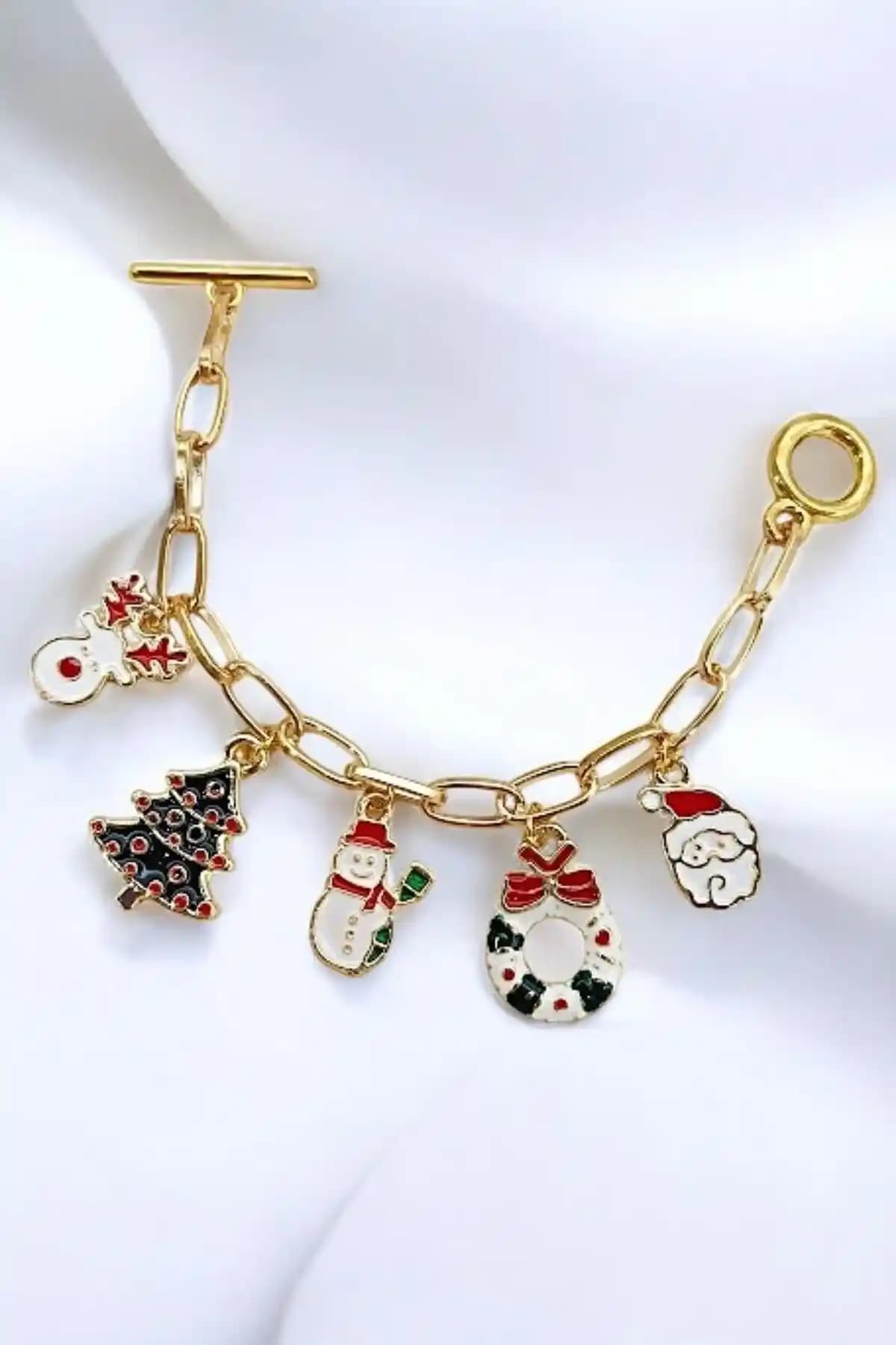 PETEK AKSESUAR Yılbaşı Noel Temalı Bileklik: Şık ve Zarif Aksesuar Seçenekleri