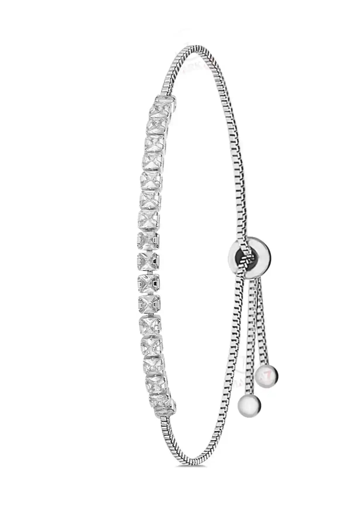 Polo Air Zirkon Taşlı Kadın Bileklik: Zarif ve Ayarlanabilir Şık Takı Seçeneği