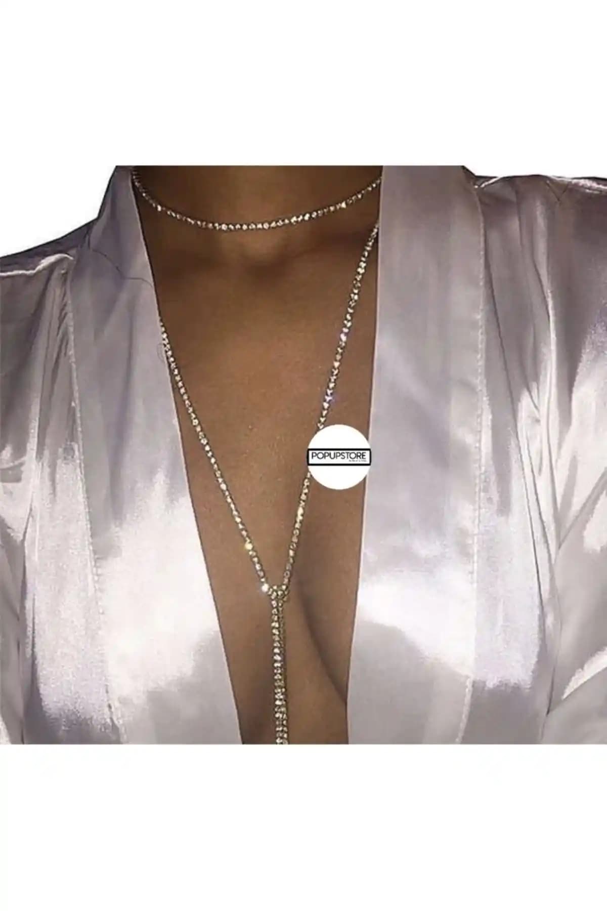 Pop Up Store Kristal Taş Dolama Görünümlü Şık ve Dayanıklı Kolye Ürünü İncelemesi