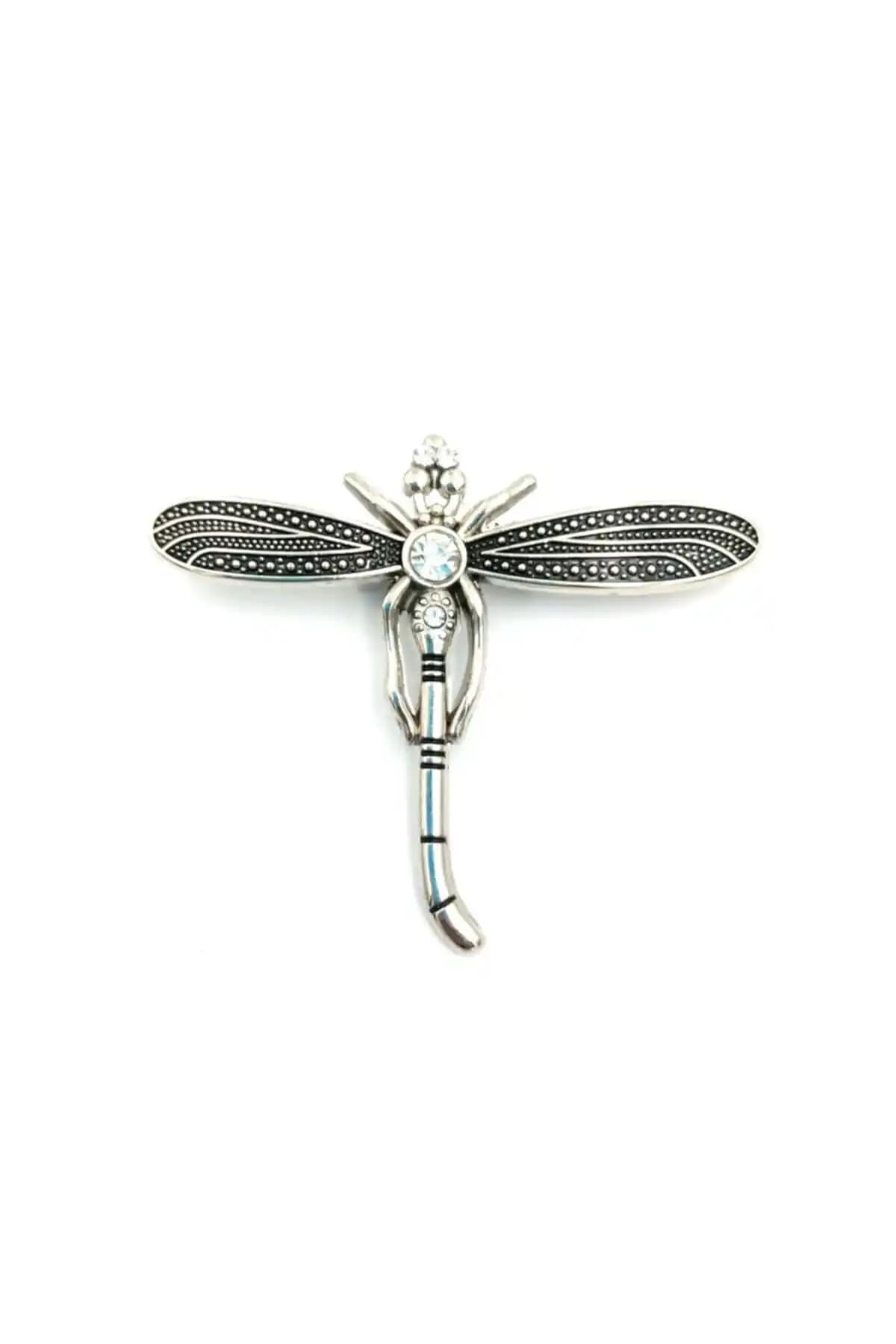 Şentürk Gümüş Kaplama Yusufçuk Broş: Zarif ve Dayanıklı Unisex Aksesuar