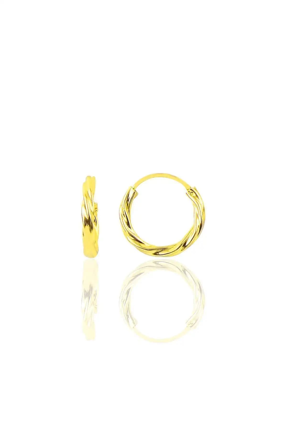 Söğütlü Silver Gümüş Altın Rengi 14 Mm Burgu Modeli Halka Küpe Özellikleri ve Kullanım İpuçları