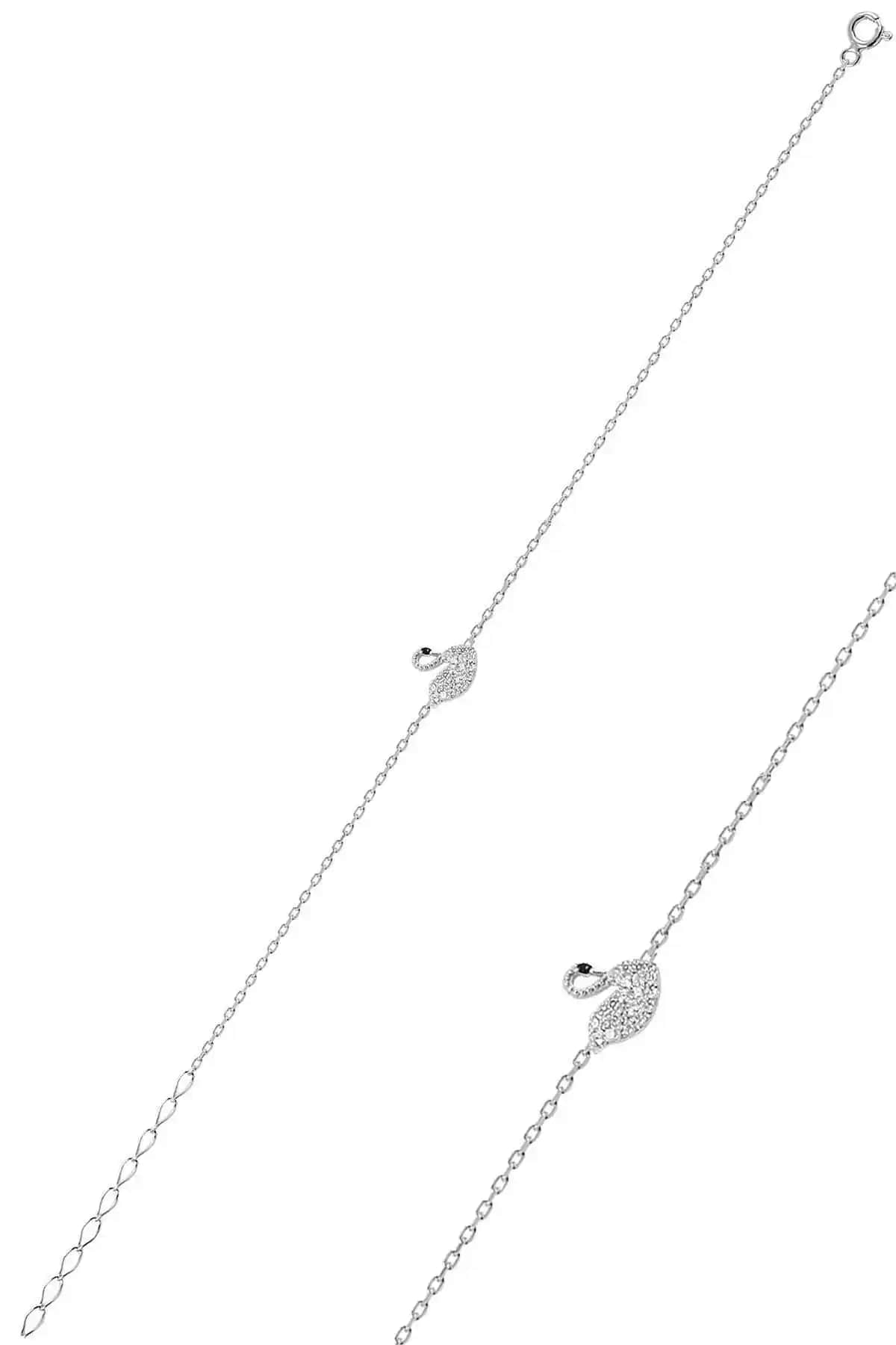 Söğütlü Silver Gümüş Rodyum Kaplamalı Kuğu Figürlü Zarif Bileklik Özellikleri ve Kullanım İpuçları