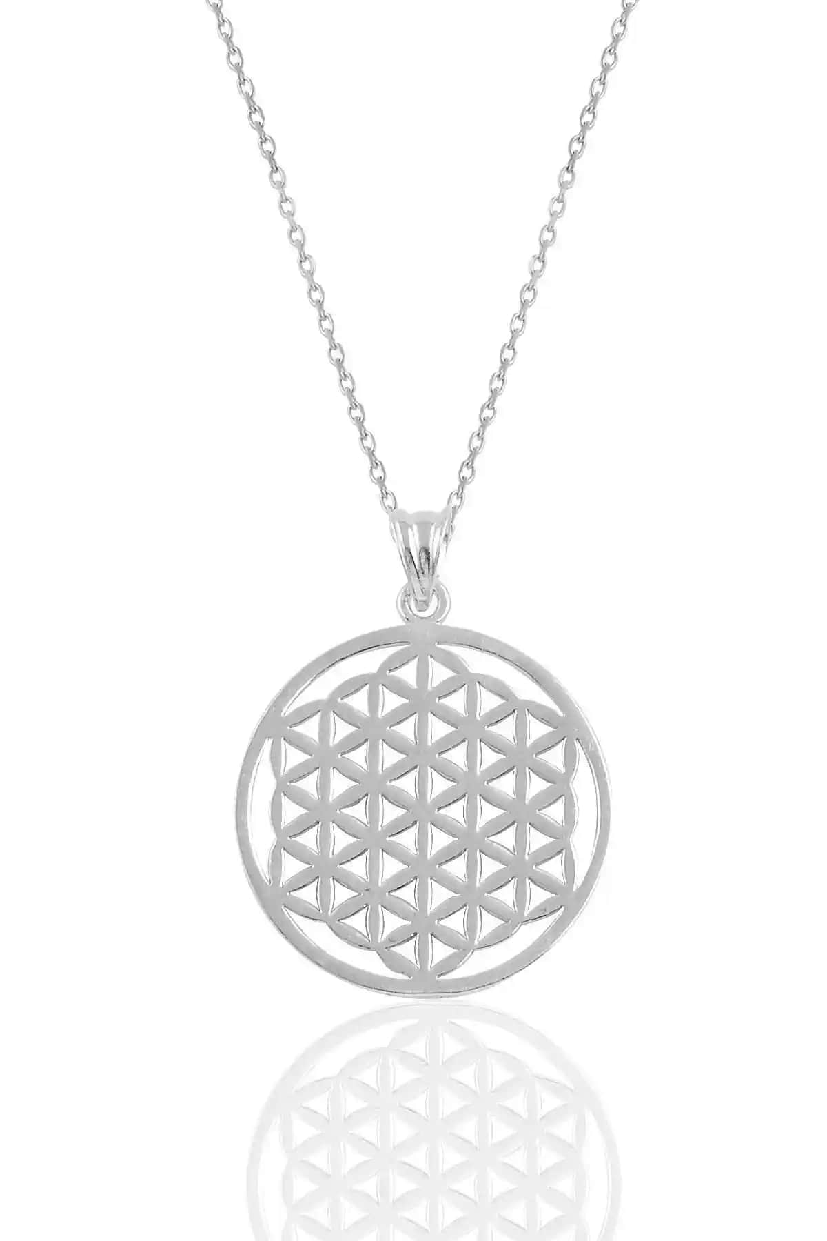 Söğütlü Silver Gümüş Rodyumlu ve Sümer Telkari Yaşam Çiçeği Kolye Karşılaştırması