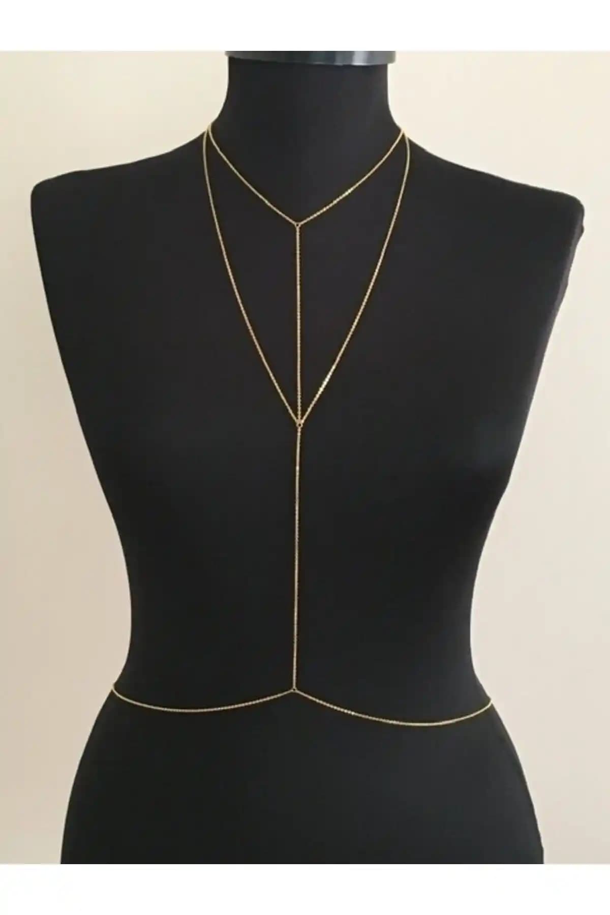 Tina Wear Bel ve Boyundan Bağlamalı Kolye: Modern ve Şık Tasarım Aksesuarı