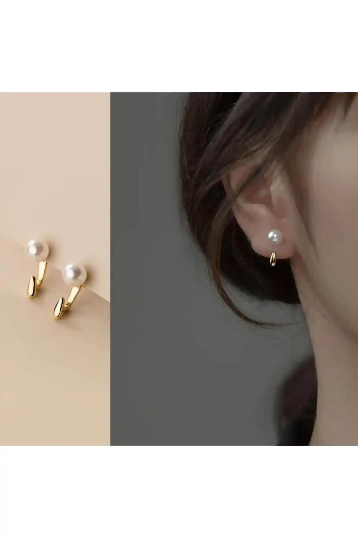 Toptanhanem Şık Damla Çelik Küpe Modern ve Dayanıklı Tasarım Özellikleri