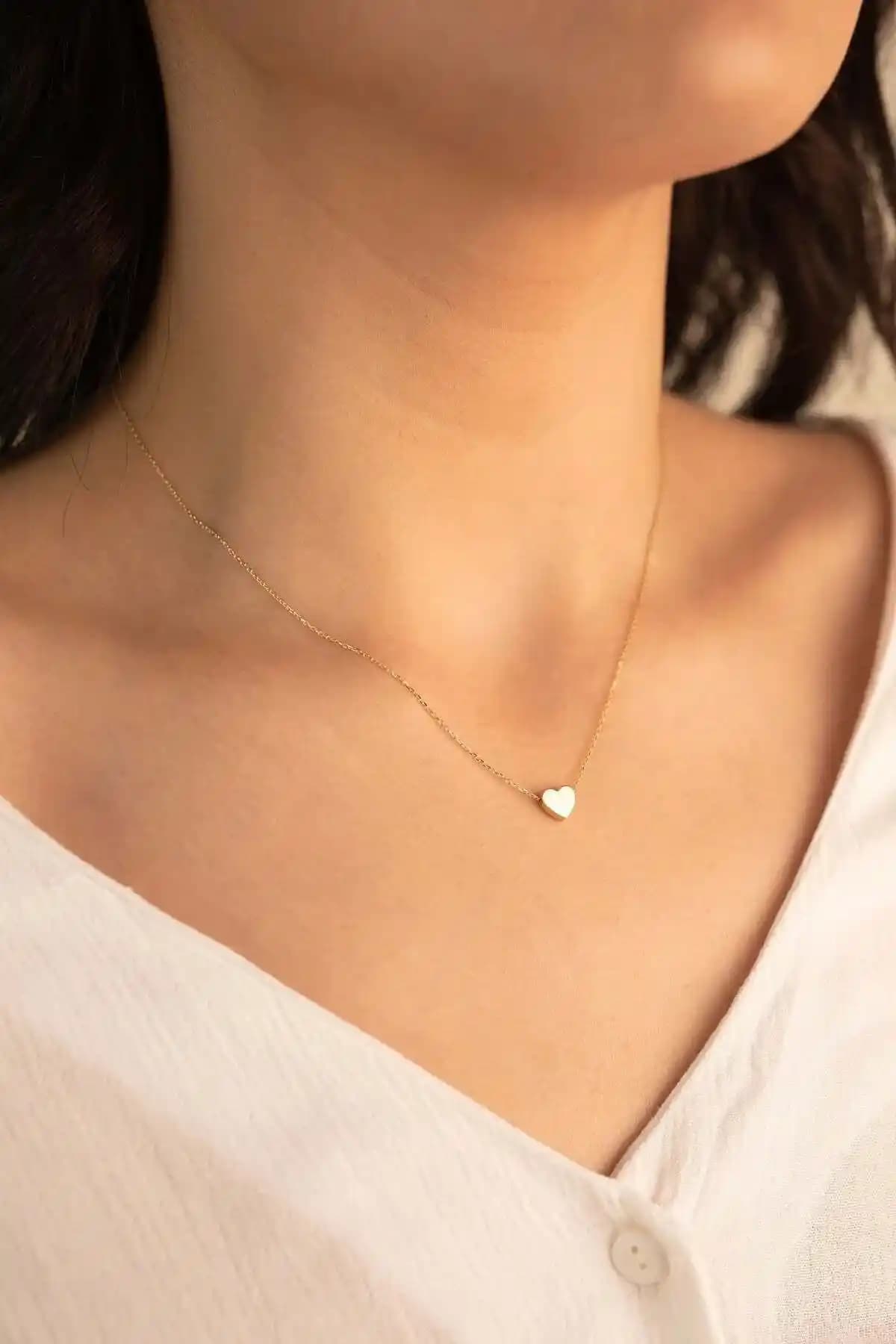 X-Lady Accessories Taşsız Kalp Kolye Karşılaştırması: Altın ve Gümüş Renk Seçenekleri