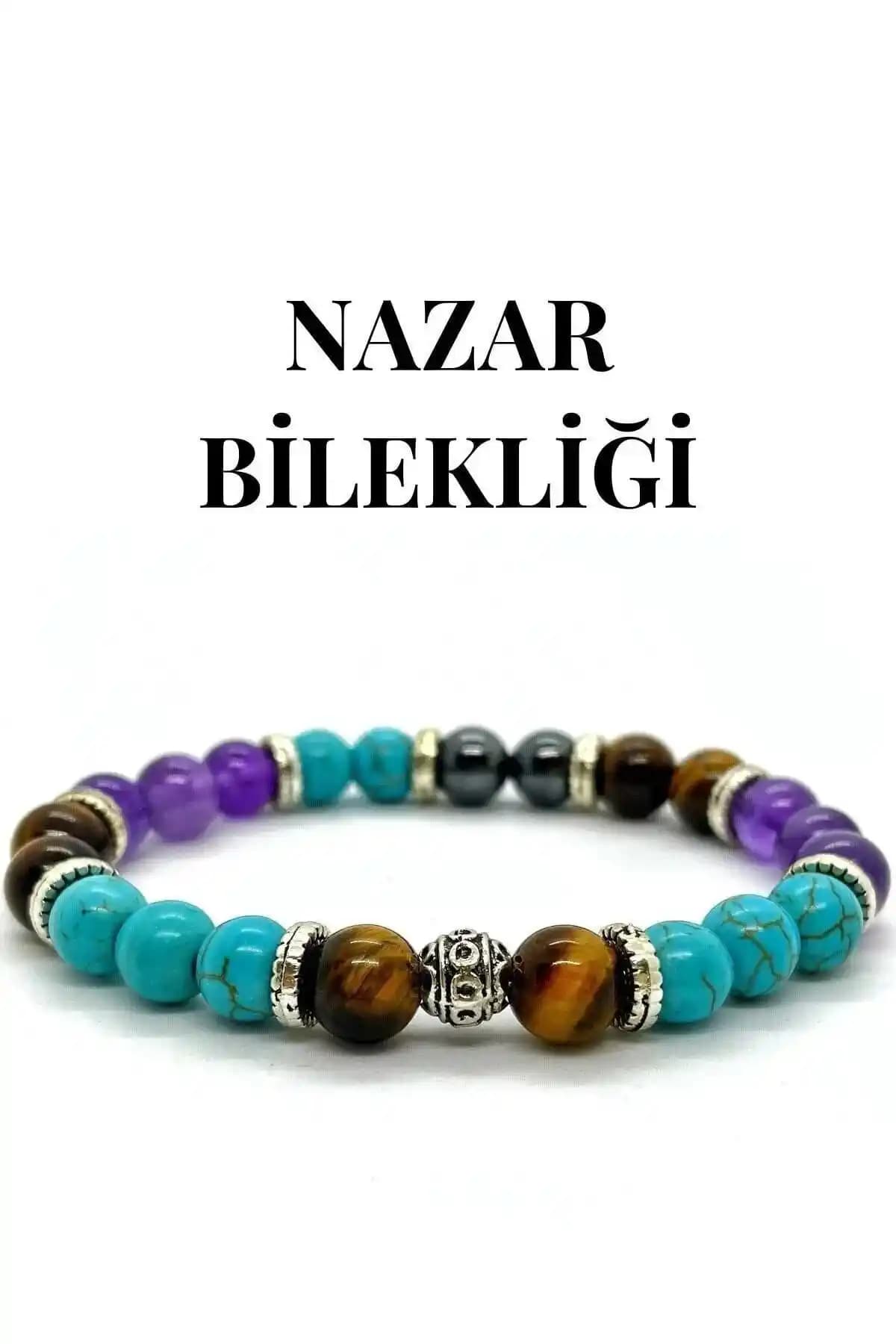 Zümrüdüanka Stone Doğaltaş 7 Çakra Bileklikleri Enerji Dengeleyici ve Estetik Takı