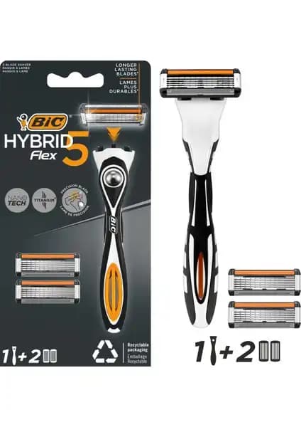 Bic Flex 5 Hybrid ve Gillette Fusion Karşılaştırması: En İyi Erkek Tıraş Bıçağı Seçenekleri 1