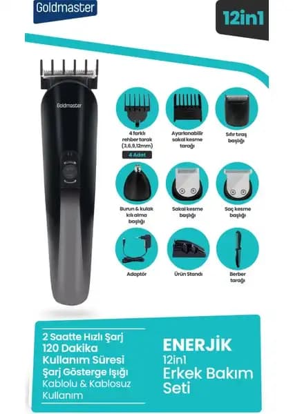 Fakir Execute 2 Blade ve Goldmaster Enerjik 12 in 1 Bakım Setleri Karşılaştırması 2