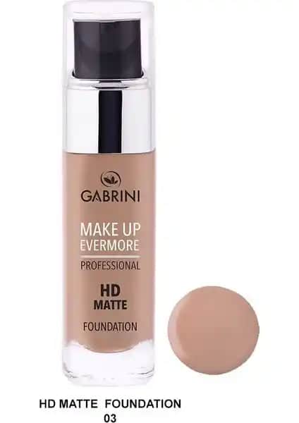 Gabrini Hd Matte Fondöten ve Gabrini Professional Hd Matte Foundation 02 Karşılaştırması