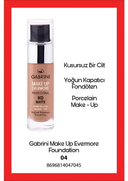 Gabrini Hd Matte Fondöten ve Gabrini Professional Hd Matte Foundation 04 Karşılaştırması 2