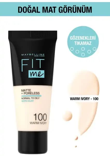 L'Oréal Infaillible 32H Fresh Wear ve Maybelline Fit Me Matte+Poreless Karşılaştırması 2