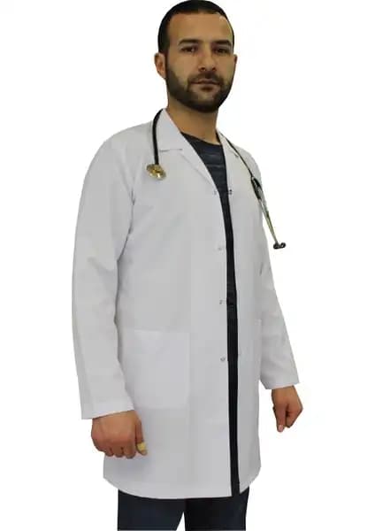 Safa Forma Erkek Doktor Önlükleri Karşılaştırması: Ceket Yaka ve Hakim Yaka Modelleri 1
