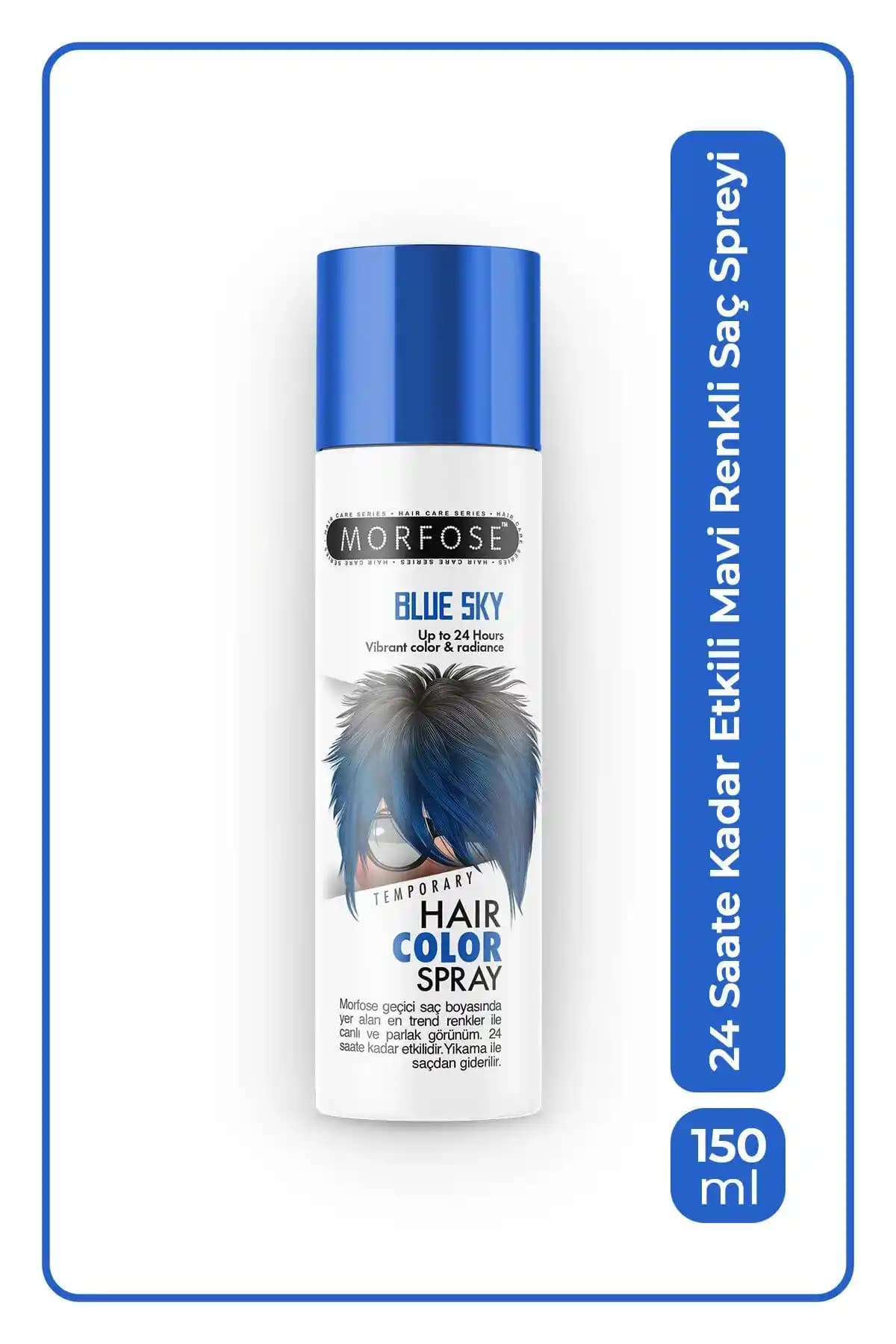 Canlı Mavi Saç Spreyi: Geçici ve Eğlenceli Saç Renkleri İçin Uygun Seçenekler