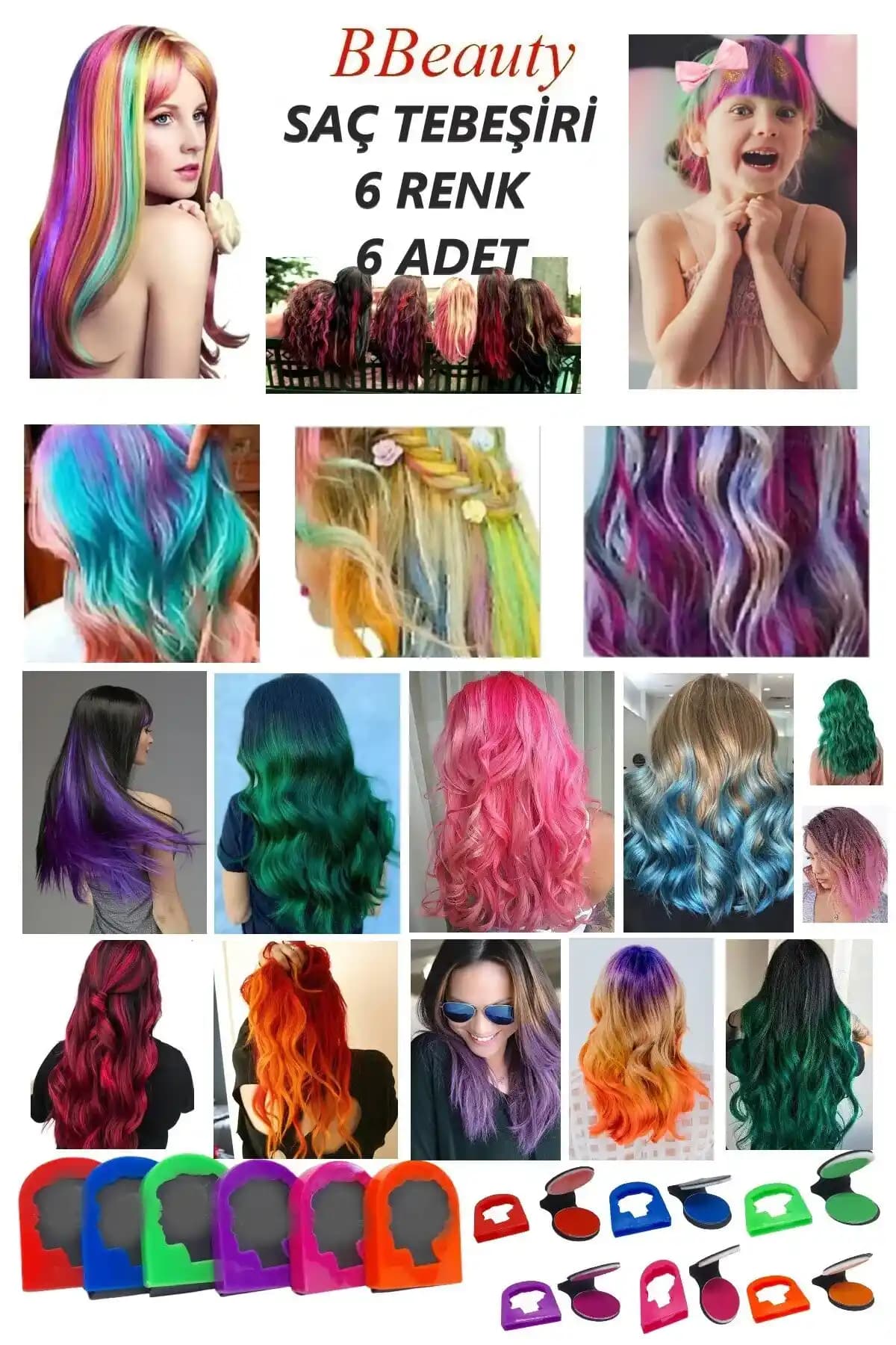 Canlı Renk Veren Geçici Saç Boyaları: Kolay Kullanım ve Güvenli Renk Değişimi