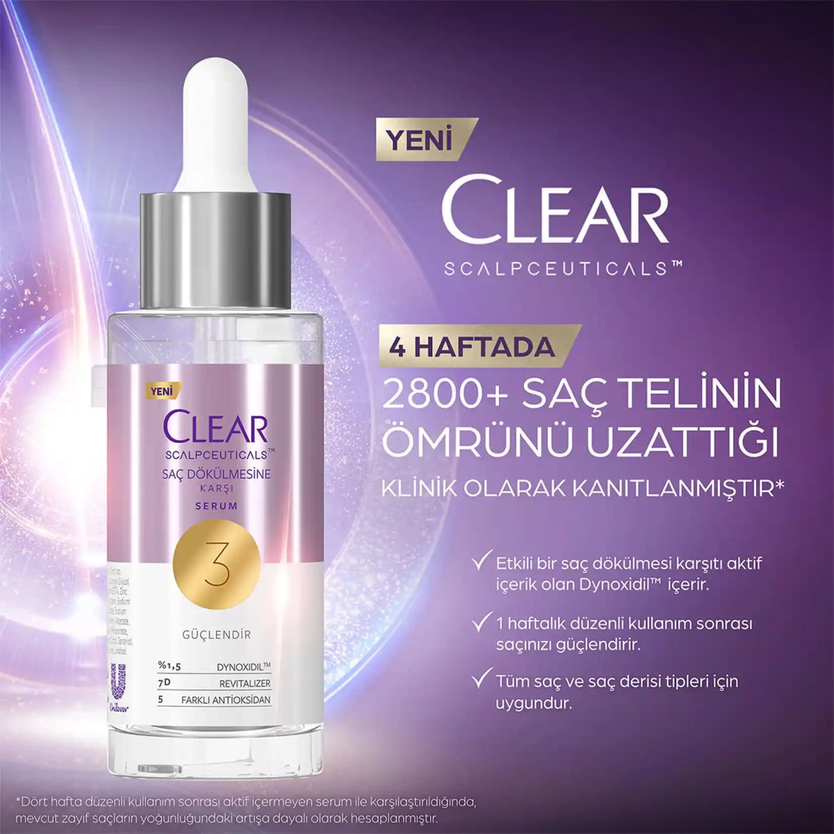 Clear ScalpCeuticals ile Saç Dökülmesine Karşı Etkili ve Güçlendirici Çözüm Önerileri
