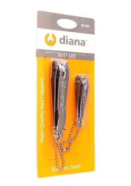 Diana İkili Tırnak Makas Seti: Güvenilir ve Ergonomik Kozmetik Bakım Aracı