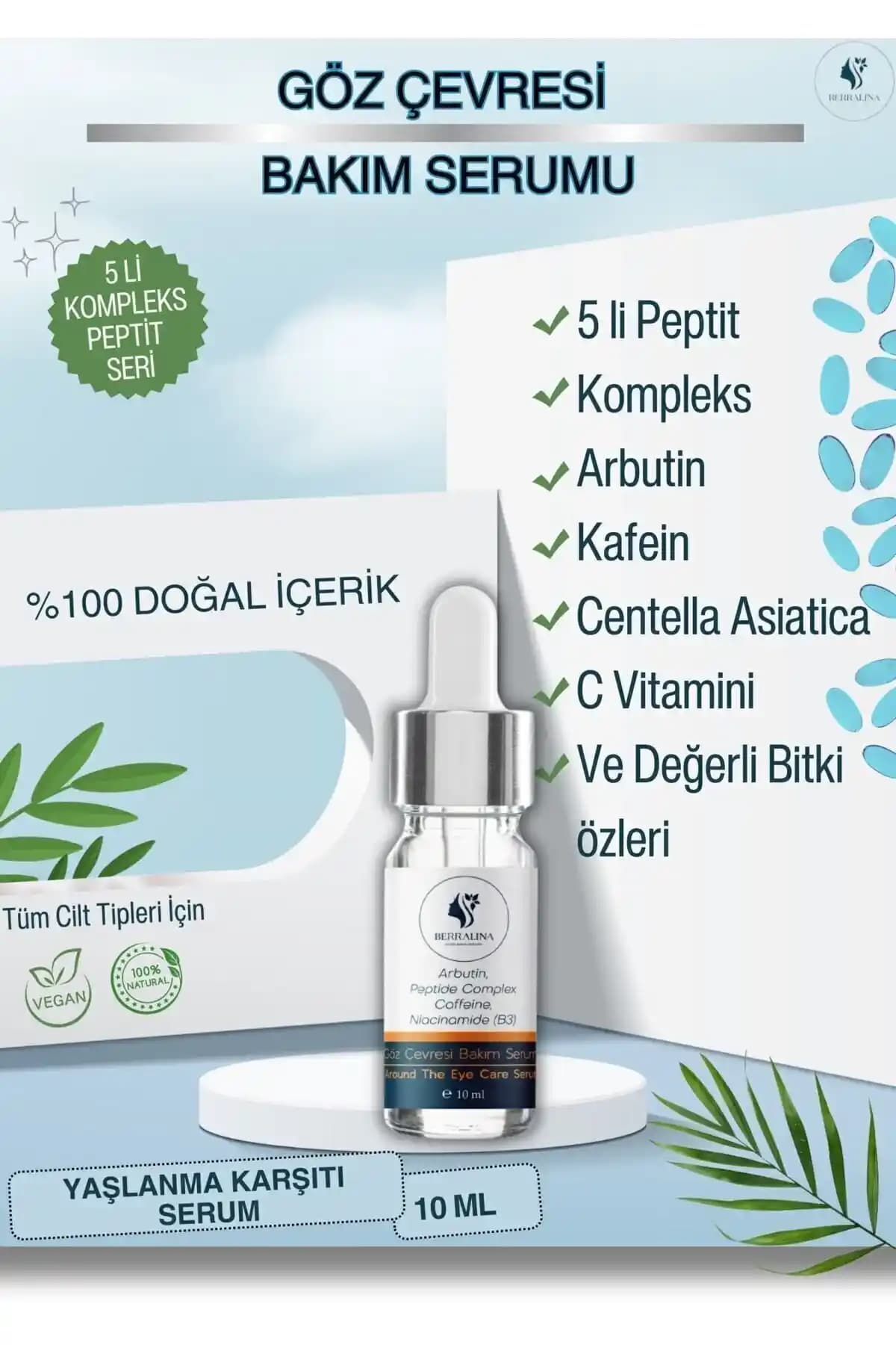 Doğal ve Etkili Göz Bakım Kas Serumu: Güçlendiren ve Yaşlanma Karşıtı Çözüm