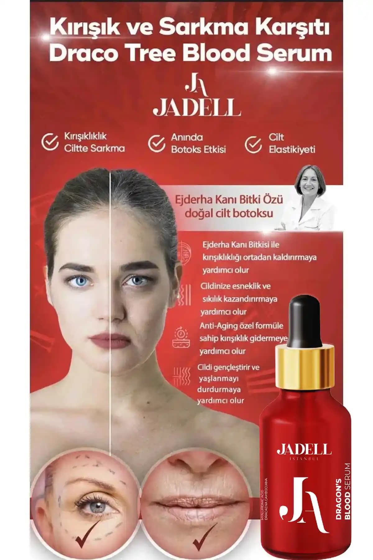 Dragon's Facial Botox Serumu: Cilt Yenileme ve Kırışıklık Azaltma Amaçlı Gelişmiş Formülasyon