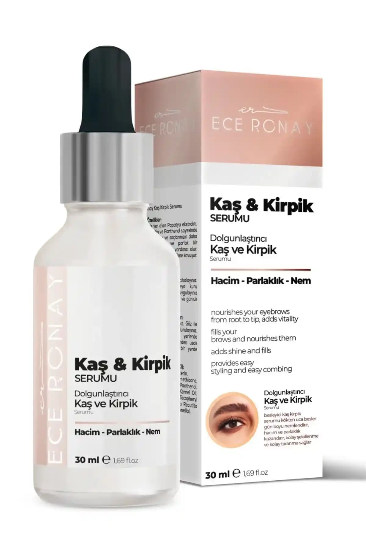 Ece Ronay Güçlendirilmiş Kirpik Serumu: Doğal İçeriklerle Güçlü ve Dolgun Kirpikler