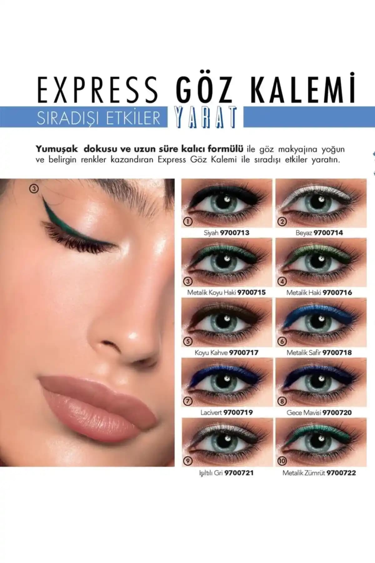 Farmasi Metalik Göz Kalemi: Parlak ve Şık Göz Makyajı İçin En İyi Seçenek