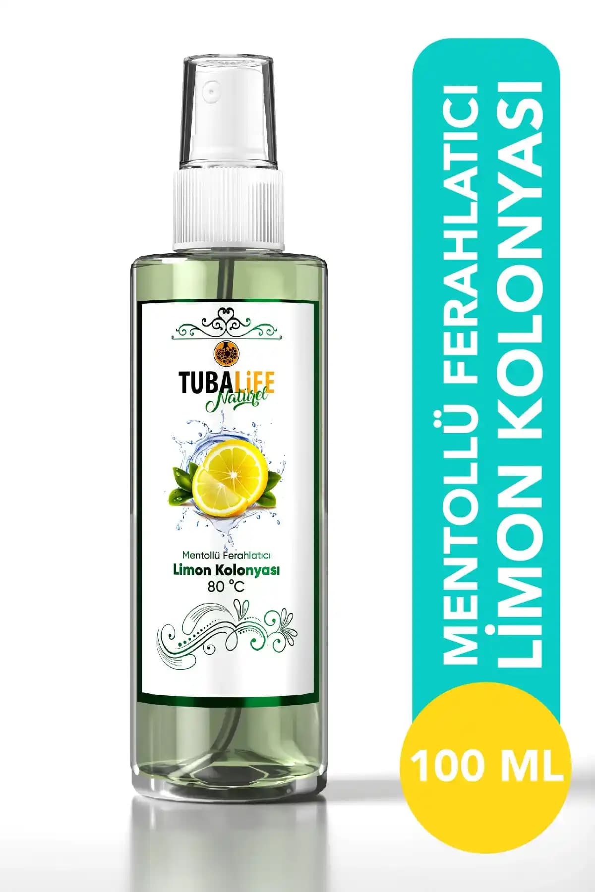 Ferahlatıcı Limon Aromalı Kişisel Bakım Kolonyası: Doğal Tazelik ve Hijyen Sağlar