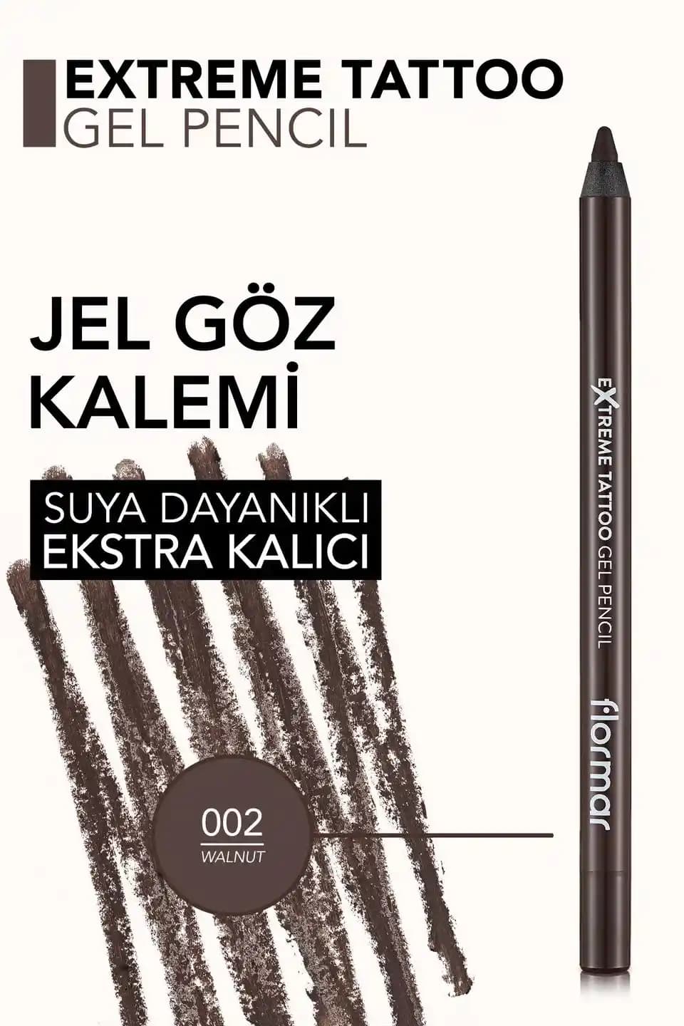 Flormar Extreme Tattoo Jel Kalem ile Kalıcı ve İnce Çizgiler Yaratın