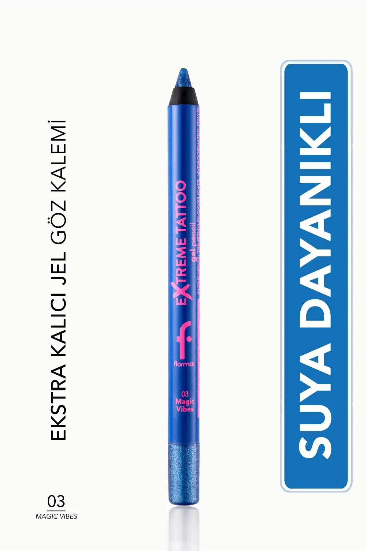 Flormar Suya Dayanıklı Jel Kalem 003 Göz Makyajında Kalıcılık ve Dayanıklılık Sağlar