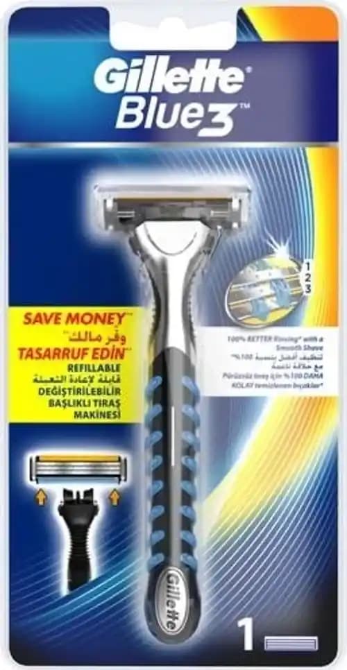 Gillette Blue 3 Tıraş Bıçakları: Ekonomik ve Güvenilir Tıraş Çözümü