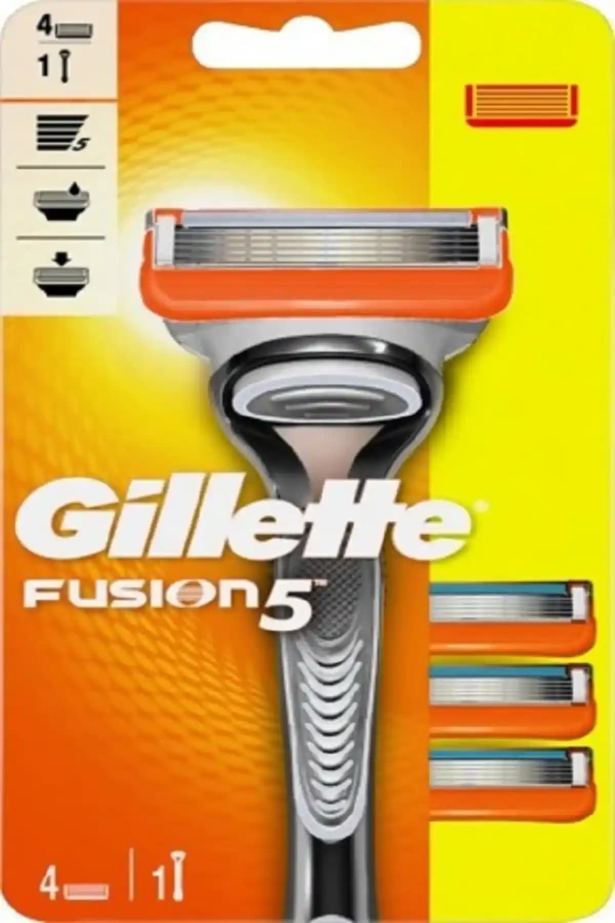 Gillette Fusion5 Yedek Bıçaklı Tıraş Makinesi: Güvenilir ve Konforlu Bakım Çözümü