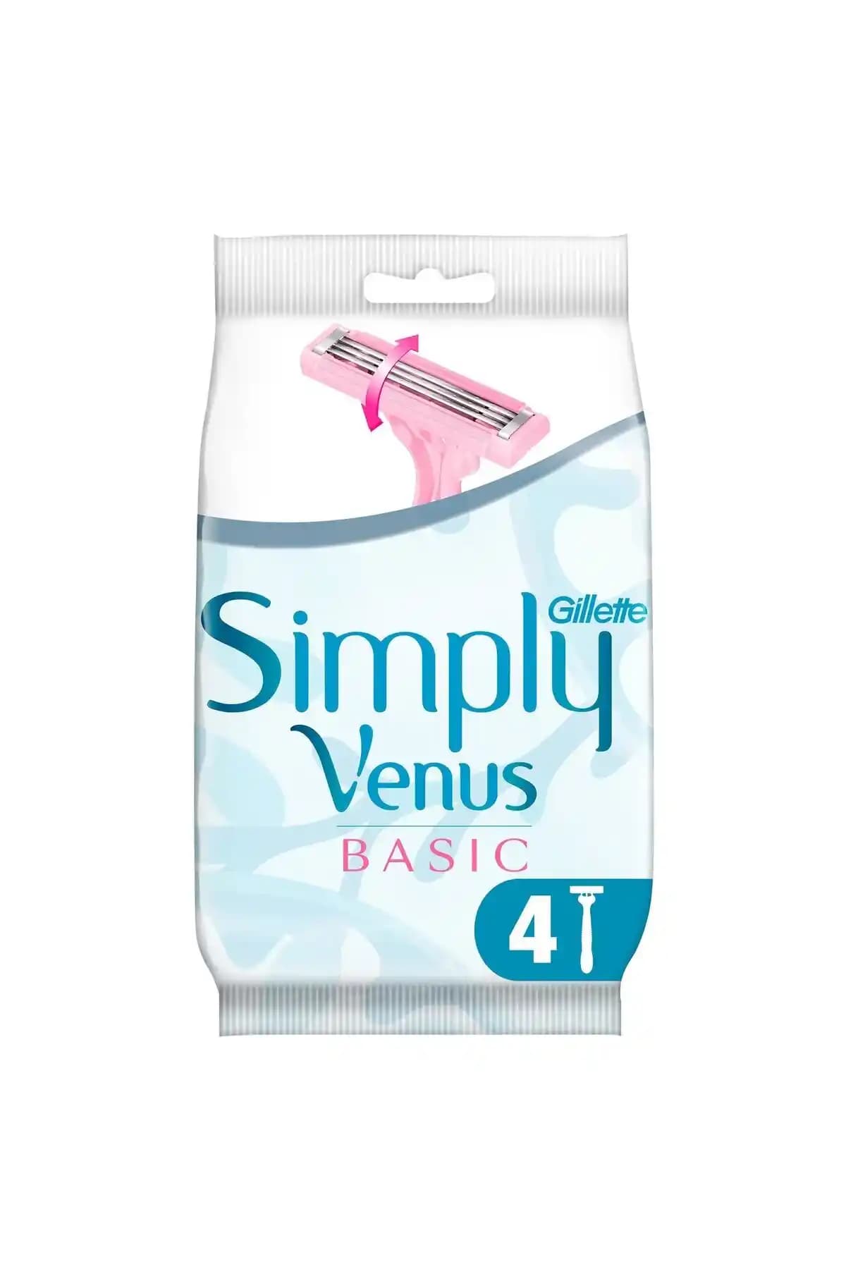 Gillette Venus Simply Kullan-At Tıraş Bıçağı Kadınlar İçin Pratik ve Hijyenik Çözüm